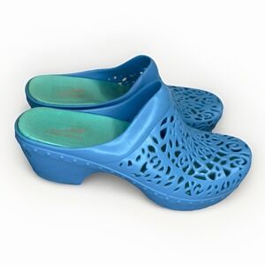 Dansko Pippa rubber Blue Women's Mules